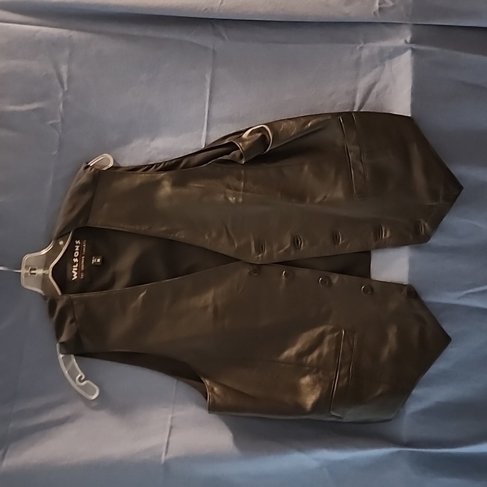 Mens vintage Wilson Leather dress vest